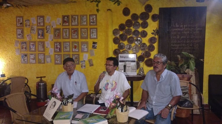 Participaron Ananías Osorio, miembro de la Academia Huilense de Historia; Rudber Eduardo Gómez, filósofo y dueño de Papyrus Libros Huila; y Miguel Polanía, escritor y bibliotecario de la Biblioteca Departamental Olegario Rivera.
